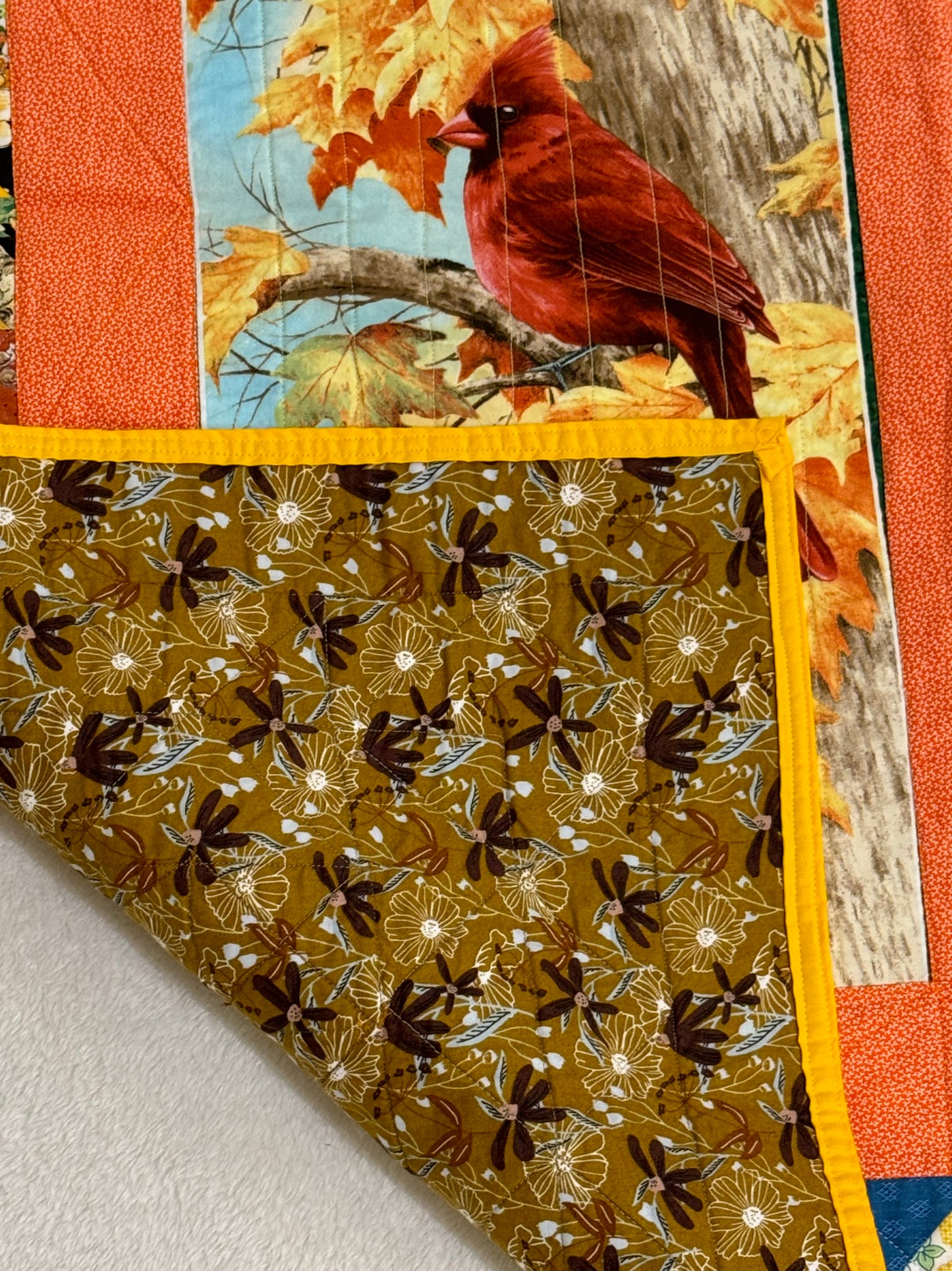 Seasonal Birds Lap Quilt