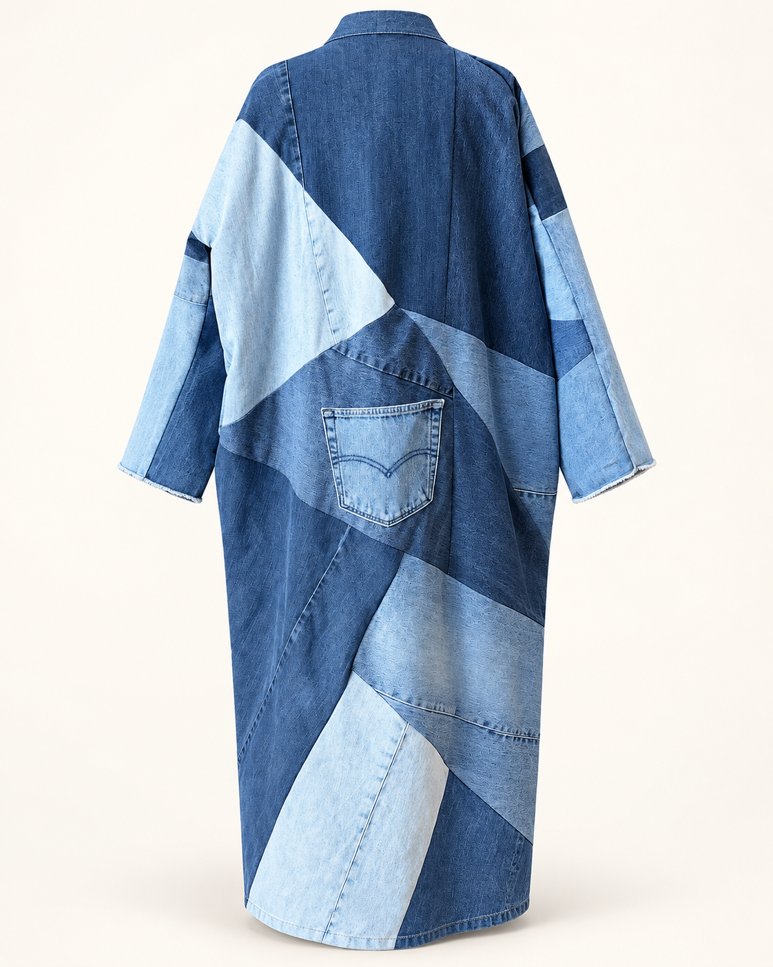 Sahara Dunes Upcycled Denim Jacket