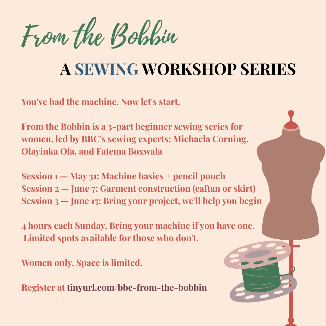 From the Bobbin Workshop: Session 3