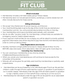 Fit Club Monthly Membership