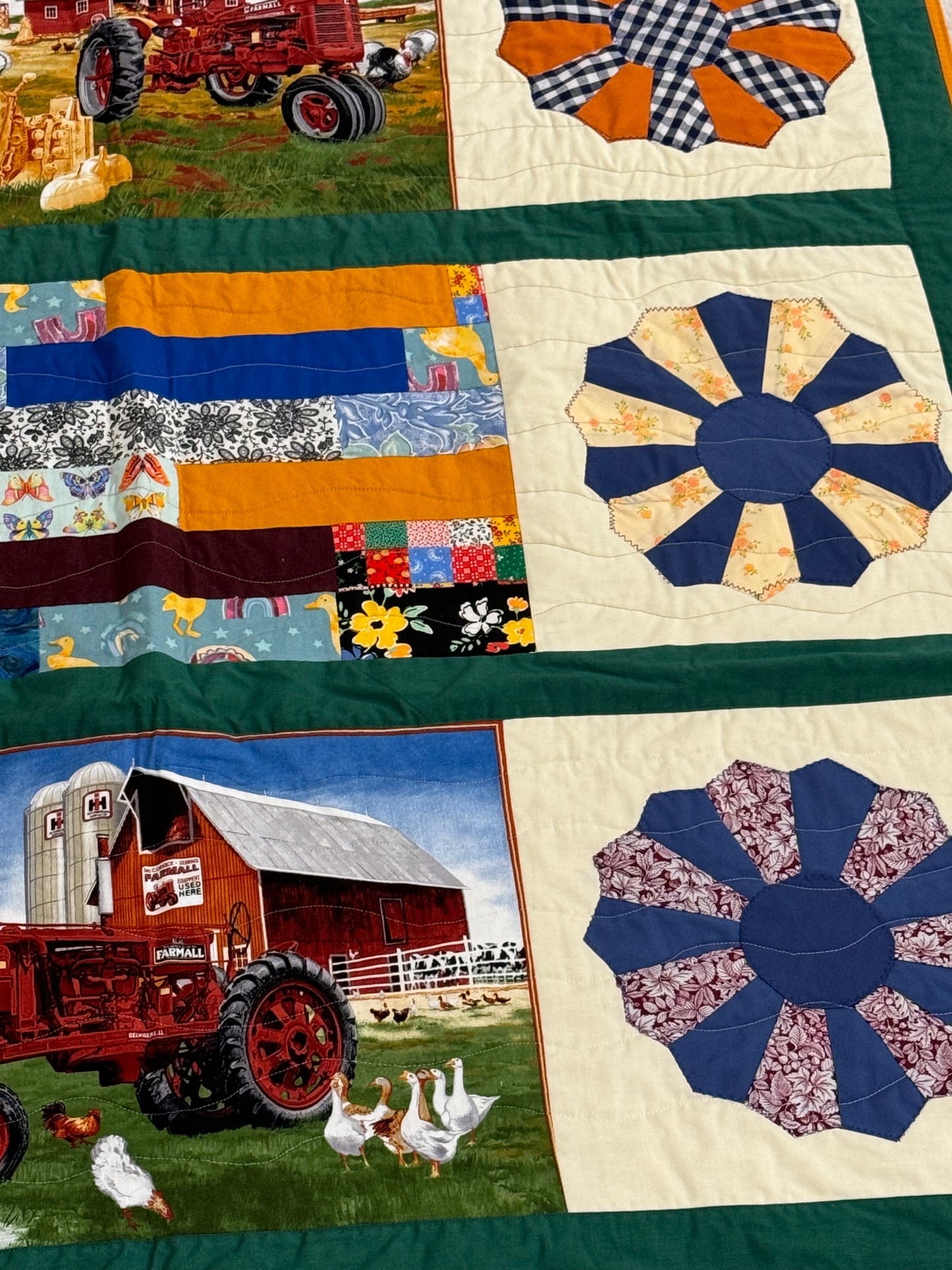 Farm Landscape Lap Quilt