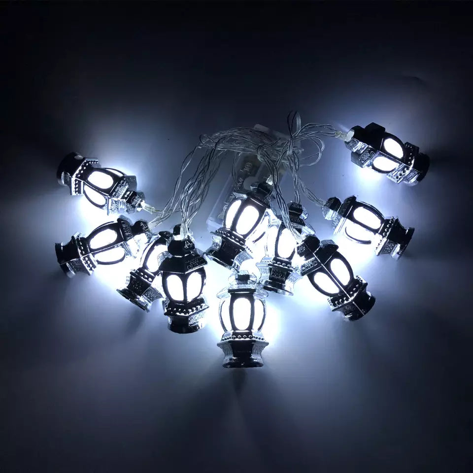 Silver Fanoos Style LED String Lights